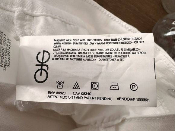 Gloria Vanderbilt NWT AMANDA Vintage White stretch slimming jeans Size: 8 - Picture 12 of 12